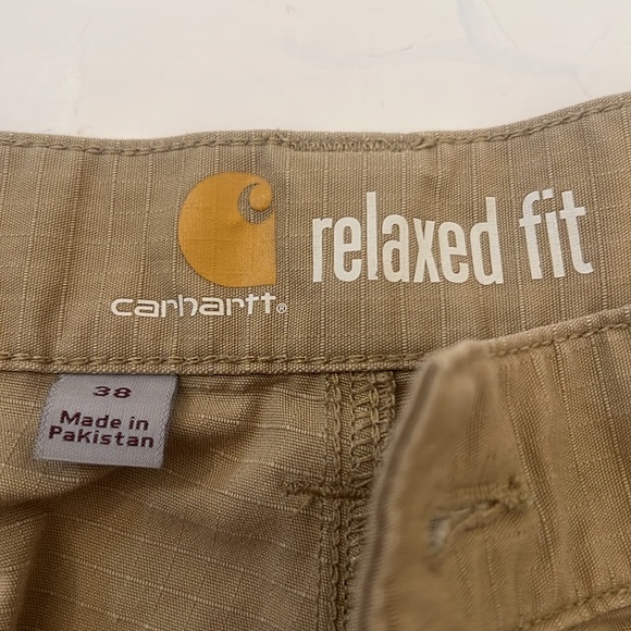 Carhart Men's Tan Cargo Shorts size 38 - Picture 5 of 6